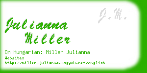 julianna miller business card